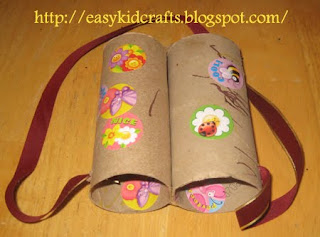 Craft Ideas  Toilet Paper Rolls on Binoculars Kids Go Gaga Over Materials 2 Toilet Paper Rolls Decorating