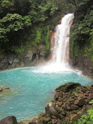 Catarata del Rio Celeste en Costa Rica