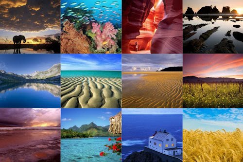 Los colores de nuestro planeta VI (12 paisajes)