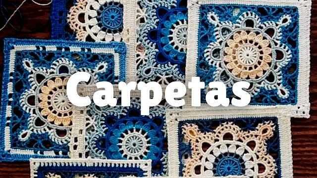 15 Carpetas a Crochet para Tejer de Todo | Patrones y Tutoriales 💙