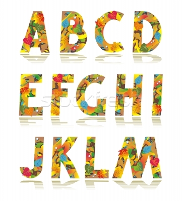 Autumn Alphabet Letters2