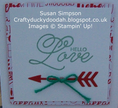 Stampin' Up! UK Independent Demonstrator Susan Simpson, Craftyduckydoodah!, Sealed with Love, Love Notes Framelits, Supplies available 24/7, On Stage Telford 2016, 