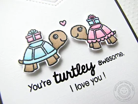 Sunny Studio Stamps: You're Turtley Awesome Card by Emily Leiphart.  