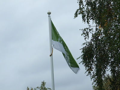 The Green Flag raised at the Butterfly Park