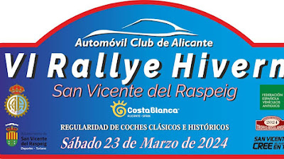 VI Rallye Hivern San Vicente del Raspeig Costa Blanca