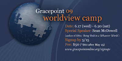 Gracepoint Fellowship Church Worldview Camp 2009