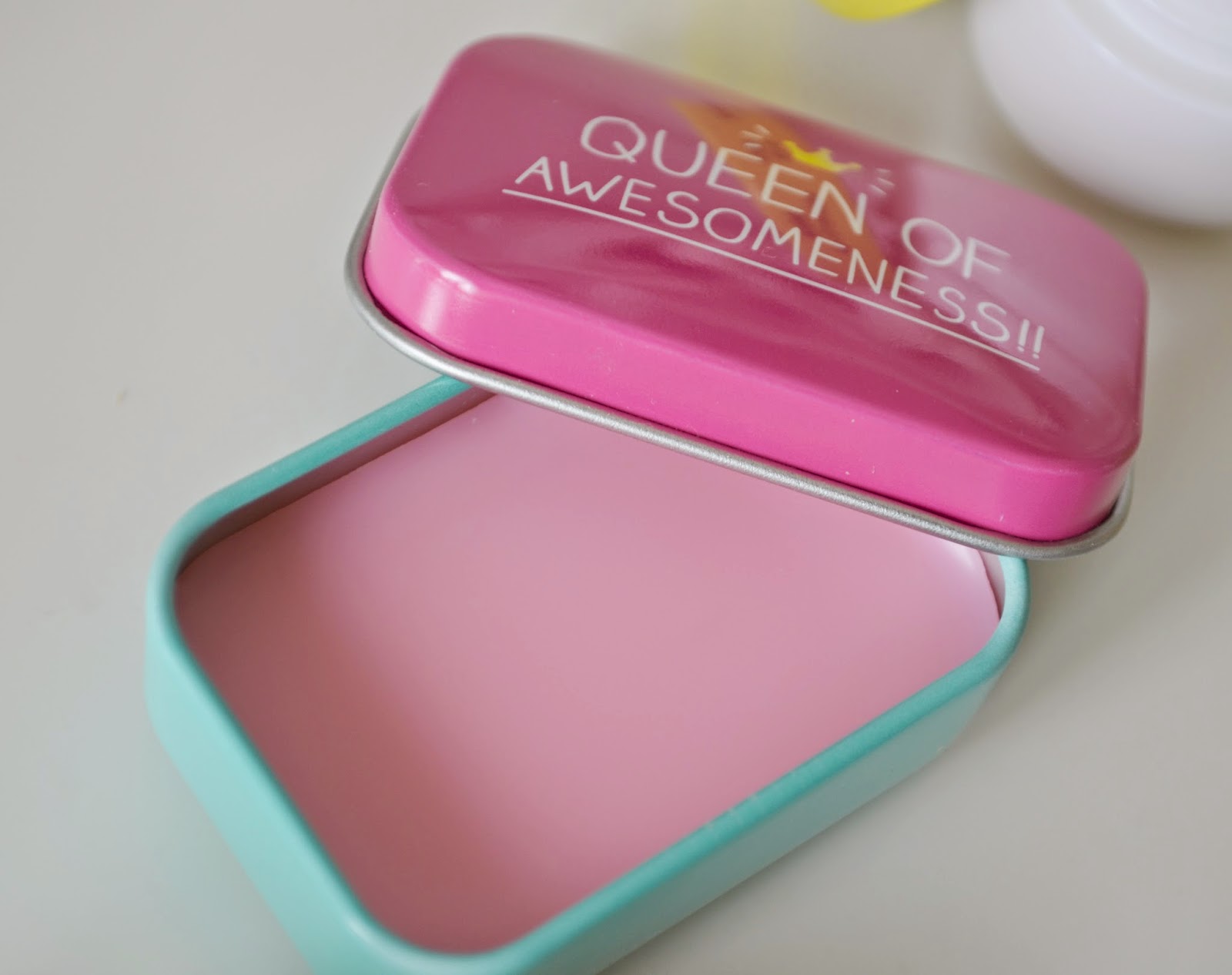 queen of awesomeness lip balm