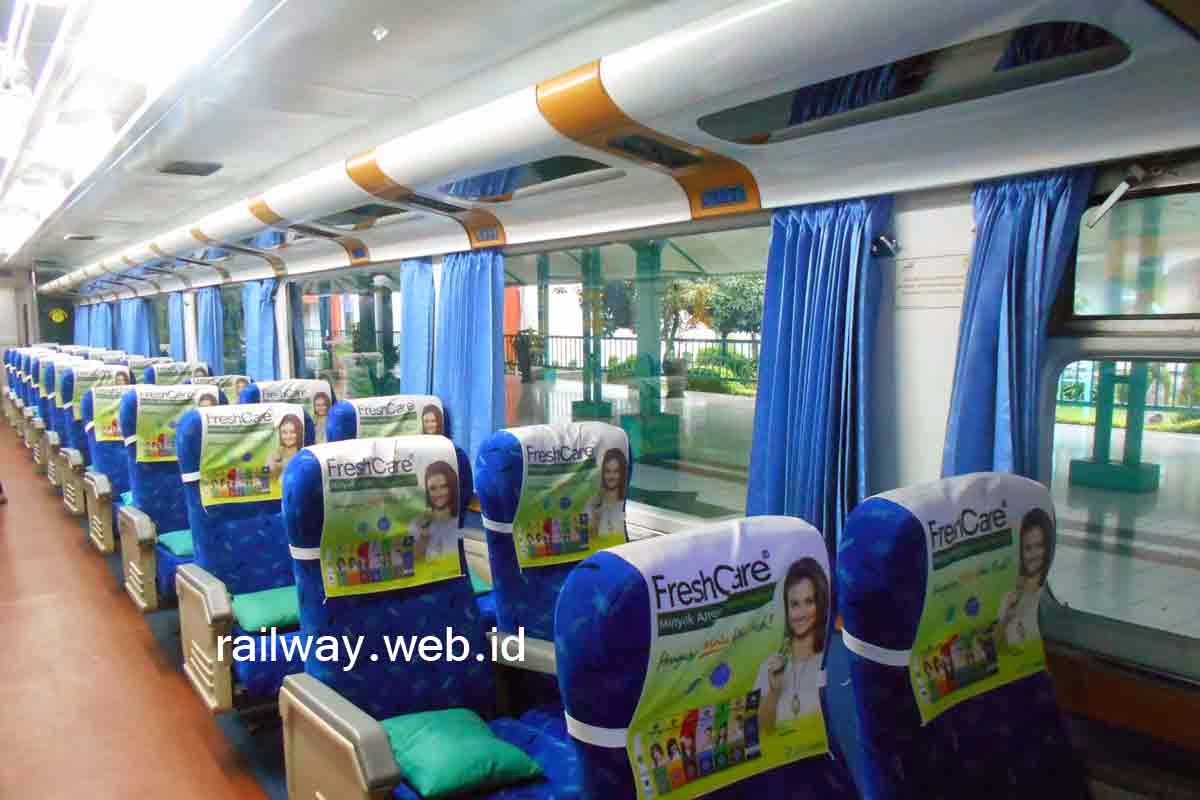 Interior KA Bima  Seputar Kereta Api