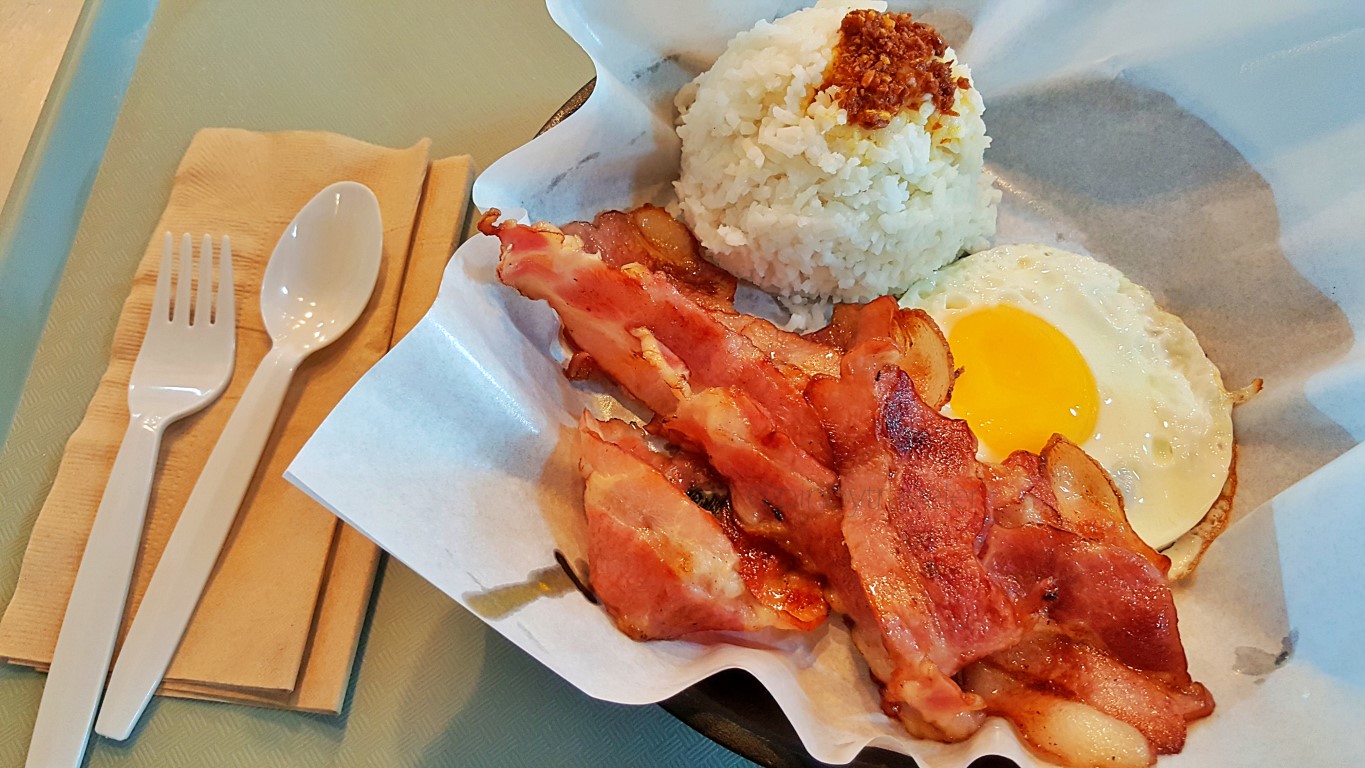 All Day Breakfast Meal (Bacon) at Army Navy Store inside NAIA Terminal 3