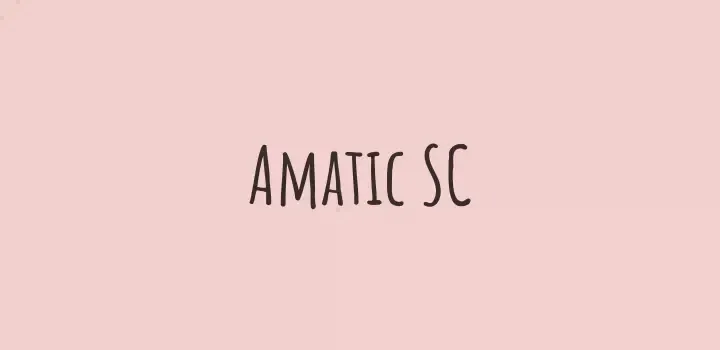 amatic sc top cursive fonts for microsoft word users on canva