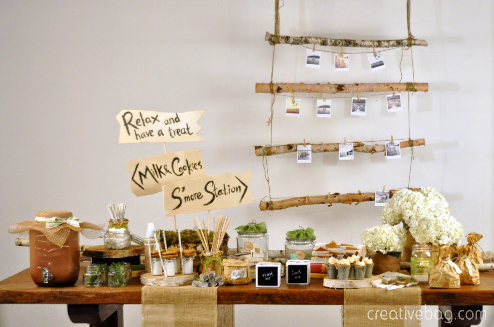 Rustic Outdoor Party ideas | Petite & Sweet | Creative Bag