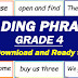 READING PHRASES for GRADE 4 (Free Download)