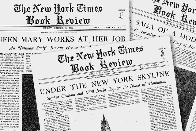 Một trang báo của The New York Times vào năm 1927