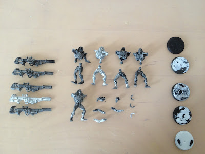 Games Workshop Warhammer 40k Necron deathmarks failed priming