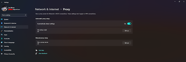 pengaturan server proxy