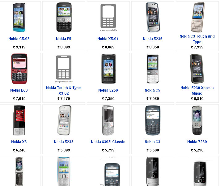 Nokia cell phone models with price list