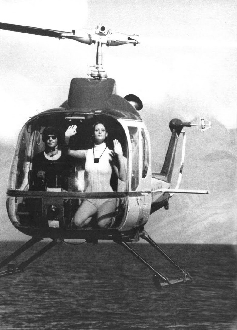 Model In A Chopper