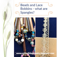 beaded lace bobbins, lacemaking, what are bobbin spangles? bobbin folklore