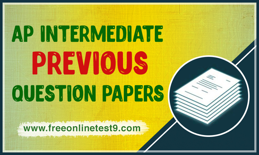 AP Intermediate Previous Question Papers