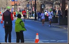 The Corner beffore the finish.   Cheryl should be coming soon!