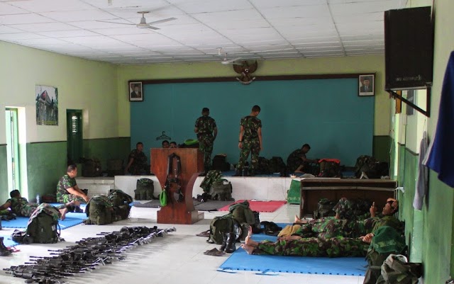 PASCA PENGHITUNGAN SUARA DI KPU PUSAT TNI DI SIAGAKAN 