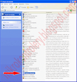 Windows XP - Panel sterowania - Urządzenia Bluetooth.