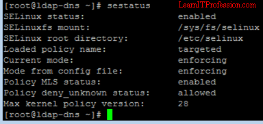 configure selinux for openldap on centos