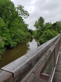 trail bridge over creek