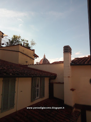 La cupola del Brunelleschi vista dalla casa per ferie Borgo Pinti delle suore oblate