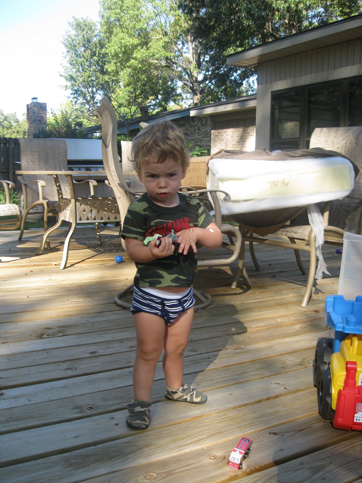 Little Boy Ford: Day 1 of poo and pee