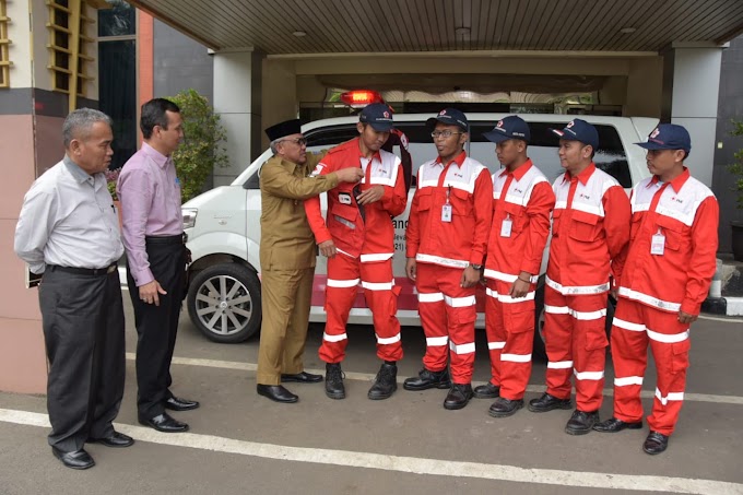 Walikota Lepas Tim Relawan PMI Bantu Korban Pesawat Lion Air JT-610