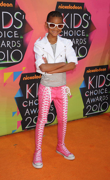 will smith kids. will smith kids choice awards