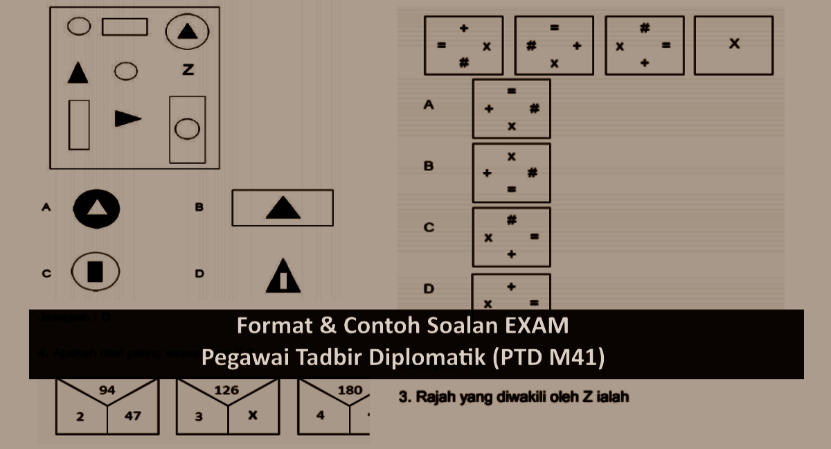 Format Contoh Soalan Exam Online Ptd M41 Pegawai Tadbir Diplomatik