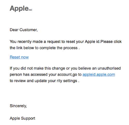 Apple Phishing