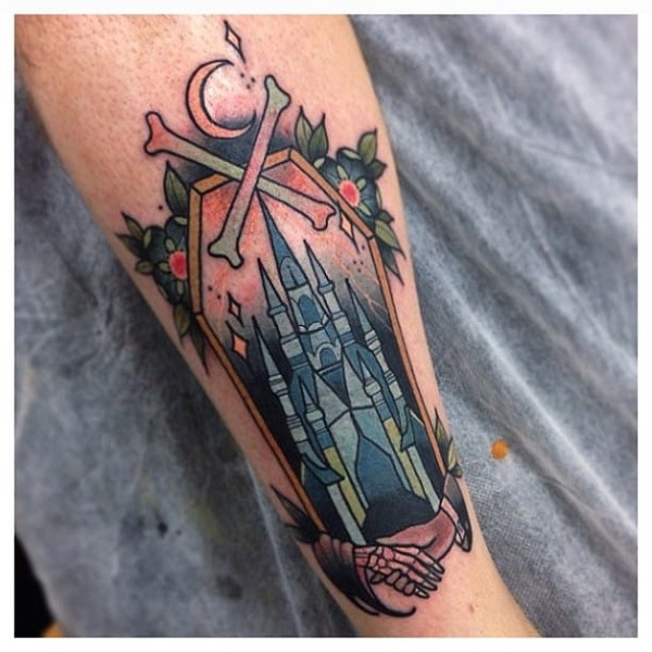 tatuagem castelo