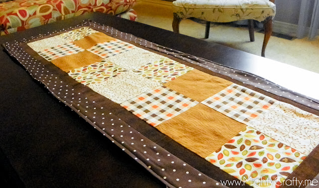 Quilted Fall Runner - www.MightyCrafty.me