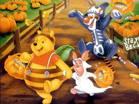 Disney Pooh Halloween wallpaper