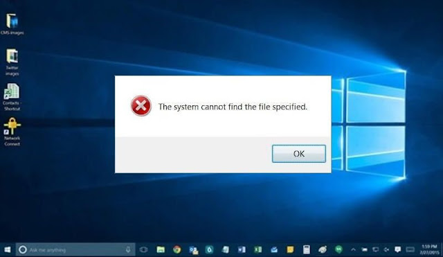 Cara Memperbaiki The system cannot find the file specified Error pada Windows