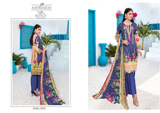 Aafrozeh cotton Pakistani dress material