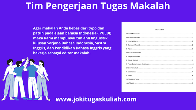 tim pengerjaan tugas makalah