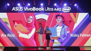 ASUS VivoBook Ultra A412 Bersama Rizky Febian dan Ria Ricis