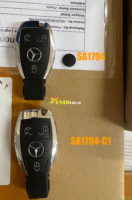 Choose Mercedes Key Shells for VVDI BE Key 2