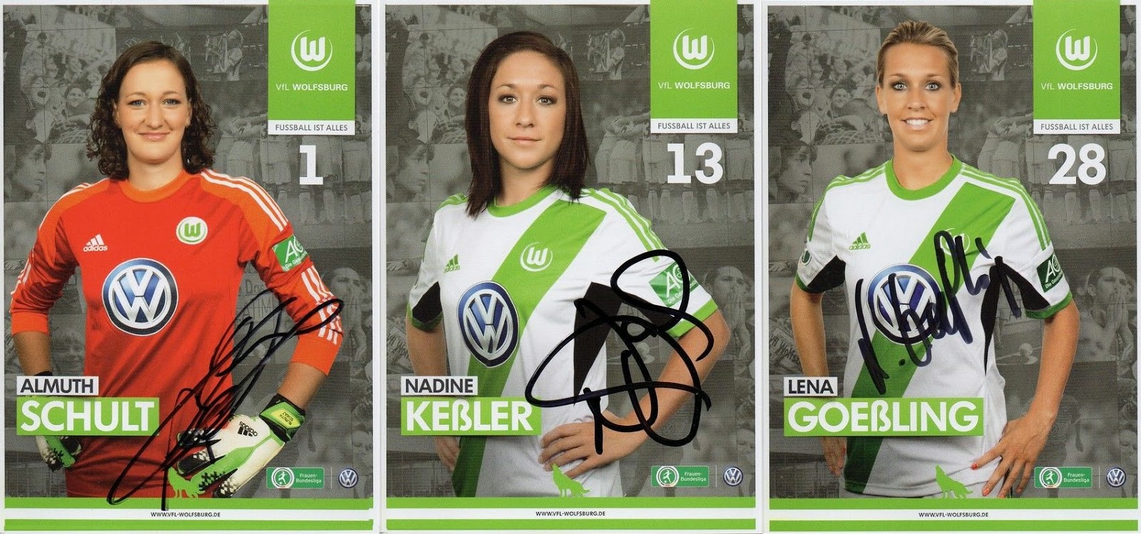 Football Cartophilic Info Exchange: VfL Wolfsburg Frauen ...