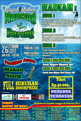 Guyup Rukun Mancing Bareng Pasiraner Bantul 2017