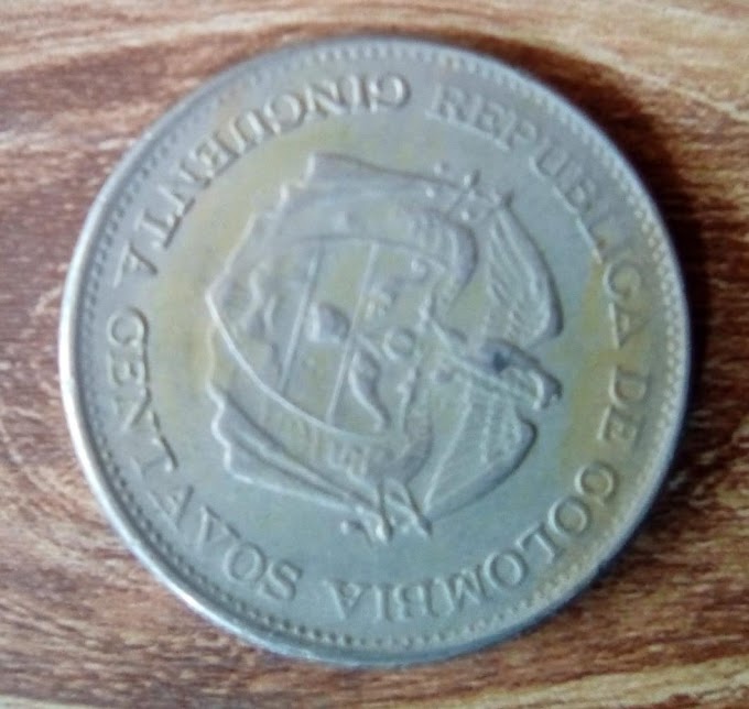 [COD202338C] Moneda 50 Centavos 1963 con Giro