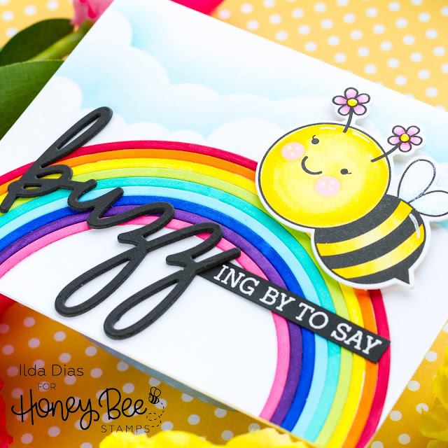 Buzzing by Spring Bee Card | Day 3 Sneak Peek Honey Bee Stamps 5th Anniversary Release