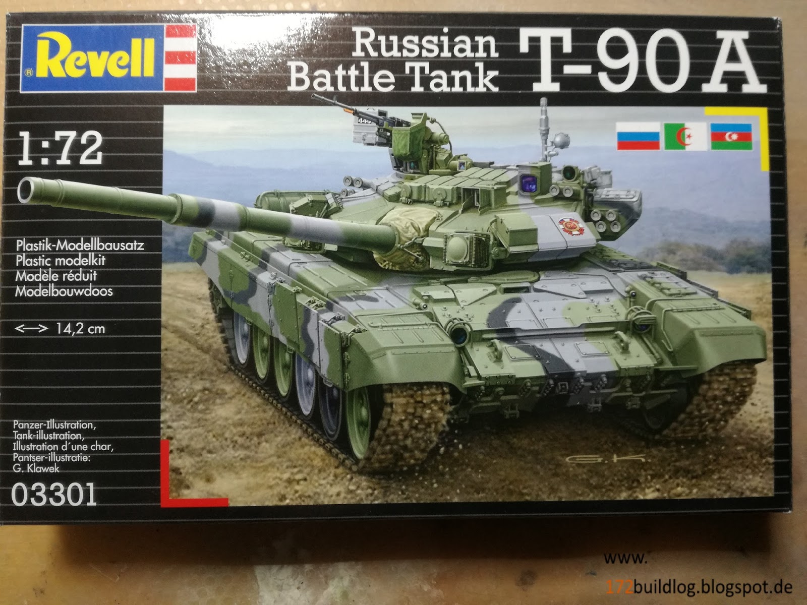 Review Revell T 90a Vladimir Russias Main Battle Tank In 1 72