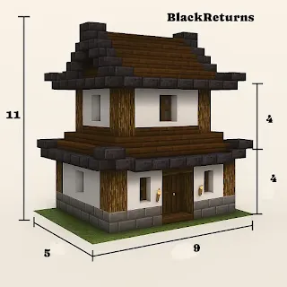 minecraft construccion casa japonesa