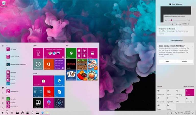 Microsoft Sedang Menguji Fitur Baru Untuk Action Center Pada Windows 10 20H1