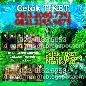 Cetak Tiket Masuk Tempat Rekreasi - 081320607341 cetak id 